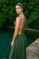 Handarte Los Angeles-Haki Palazzo Pantolon-Pantolon-3-Milagron.com