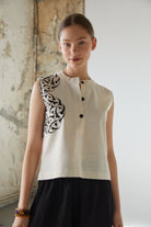 Handarte Los Angeles-Hakim Yaka Bluz-Bluz-4-Milagron.com