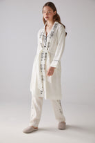 Handarte Los Angeles-Nota Desen Beyaz Sabahlık-Sabahlık-4-Milagron.com