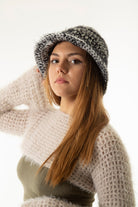 Handarte Los Angeles-Siyah / Gri El örgüsü Bucket şapka-Şapka-4-Milagron.com