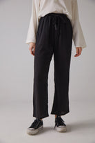 Handarte Los Angeles-Siyah Yoga Pantolonu-Pantolon-1-Milagron.com