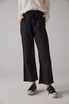 Handarte Los Angeles-Siyah Yoga Pantolonu-Pantolon-2-Milagron.com