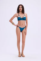 Haracci-Amazon Bandeau Bikini Petrol Mavisi-Bikini & Mayo-1-Milagron.com