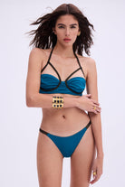 Haracci-Amazon Bandeau Bikini Petrol Mavisi-Bikini & Mayo-2-Milagron.com