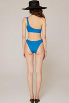 Haracci-Auretta Tek Omuzlu Brazilian Mavi Bikini Set-Bikini & Mayo-2-Milagron.com