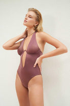 Haracci-Dancer Mayo Kahverengi Rengi-Bikini & Mayo-3-Milagron.com