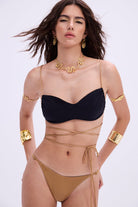 Haracci-Isis Siyah Altın Rengi Bikini-Bikini & Mayo-5-Milagron.com