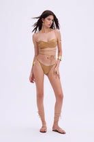 Haracci-Isis Siyah Altın Rengi Bikini-Bikini & Mayo-8-Milagron.com