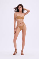 Haracci-Isis Yavruağzı Altın Rengi Bikini-Bikini & Mayo-8-Milagron.com