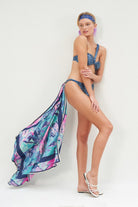 Haracci-Magic Fish Tek Omuzlu Bikini Nikel Mavi-Bikini & Mayo-2-Milagron.com