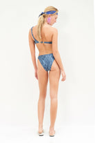 Haracci-Magic Fish Tek Omuzlu Bikini Nikel Mavi-Bikini & Mayo-7-Milagron.com