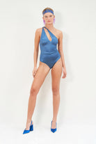 Haracci-Magic Fish Tek Omuzlu Mayo Nikel Mavi-Mayo-4-Milagron.com