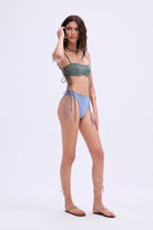 Haracci-Nile Queen Yeşil Mavi Bikini-Bikini & Mayo-4-Milagron.com