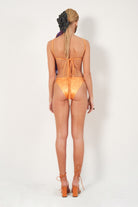 Haracci-Queen of Flowers Halter Mayo Mango Sarısı-Mayo-5-Milagron.com