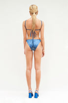 Haracci-Queen of Flowers Halter Mayo Nikel Mavi-Mayo-5-Milagron.com