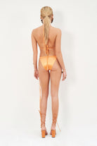 Haracci-Queen of Flowers Üçgen Bikini Mango Sarısı-Bikini & Mayo-6-Milagron.com