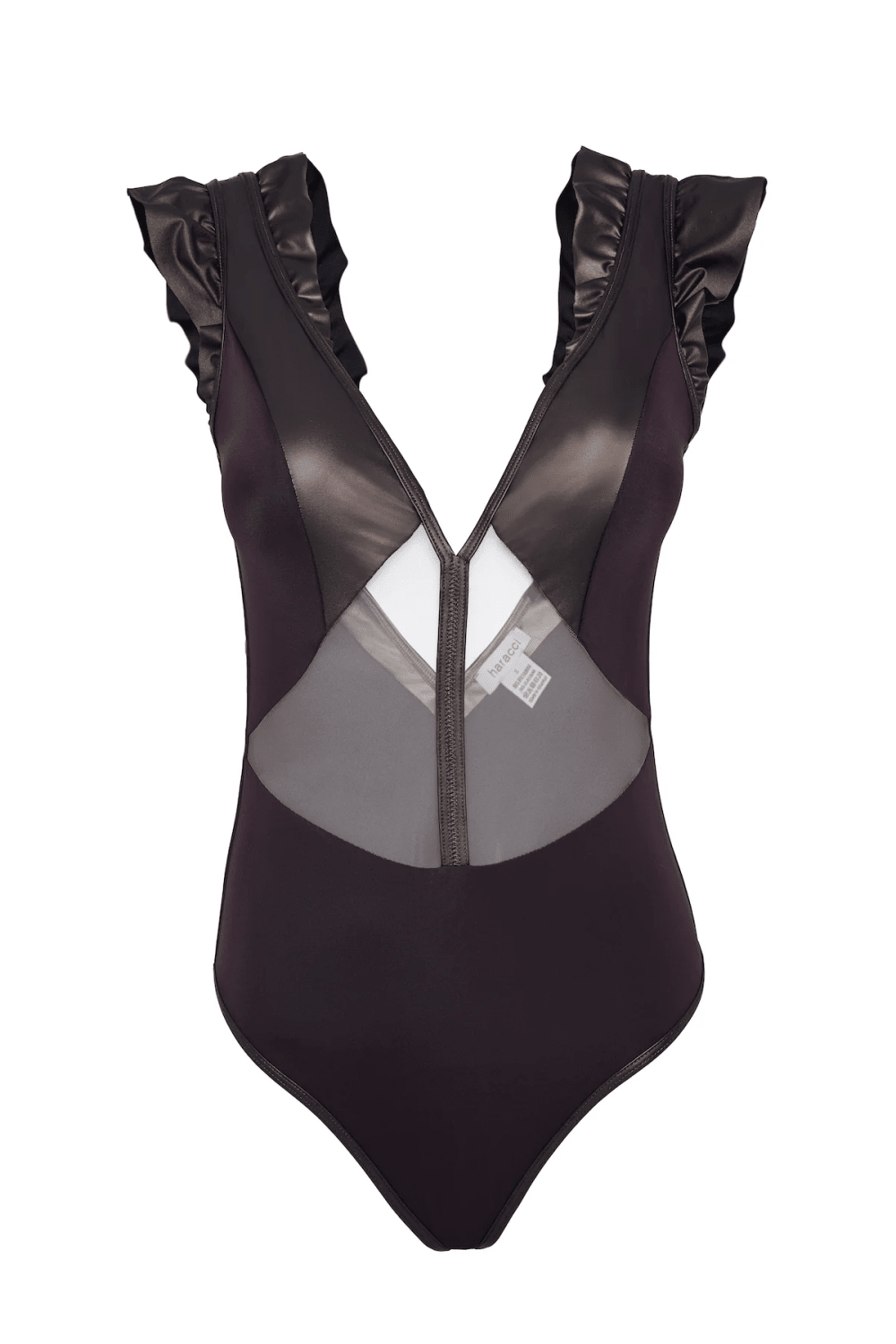 Haracci-Wings of a Queen Mayo Koyu Kahverengi-Bikini & Mayo-5-Milagron.com