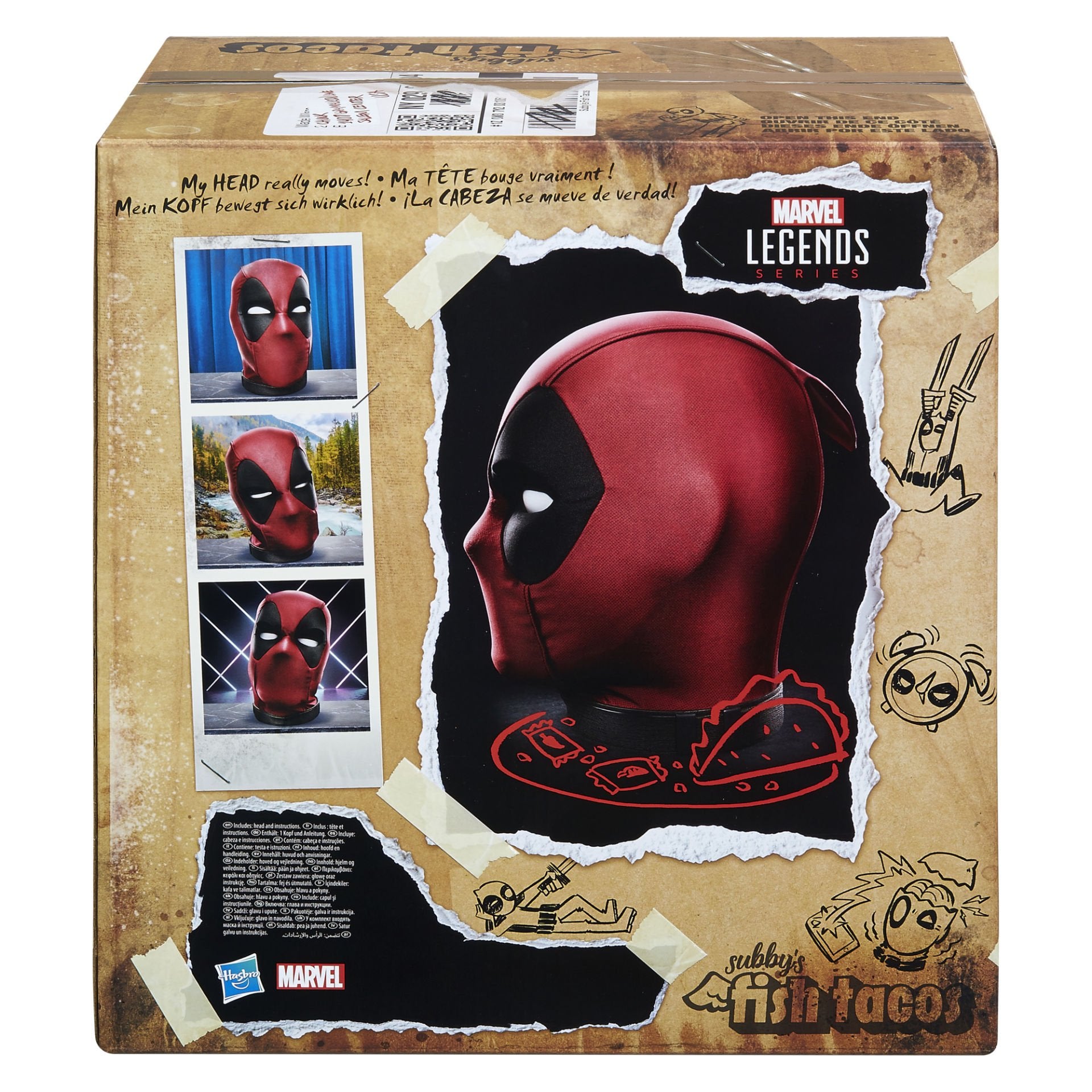 Marvel Legends Deadpool’S Head Premium İNteraktif Kafa Heykeli