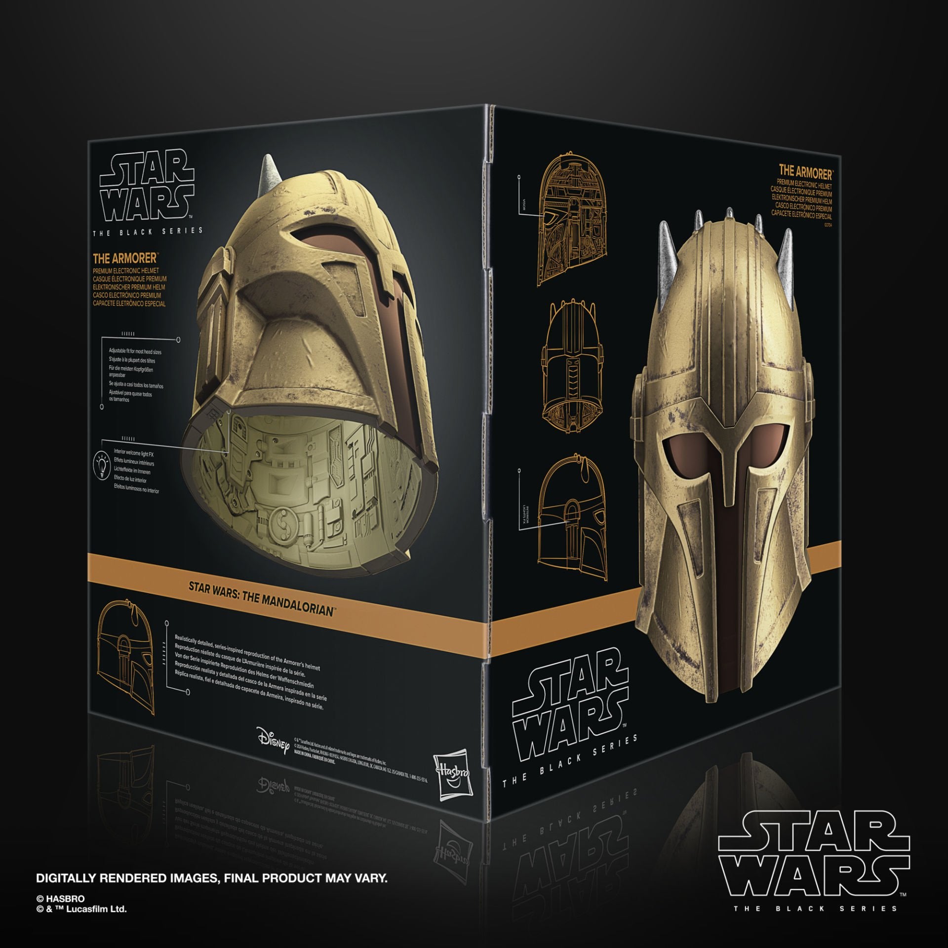 Star Wars Black Series The Armorer Premium Elektronik Kask