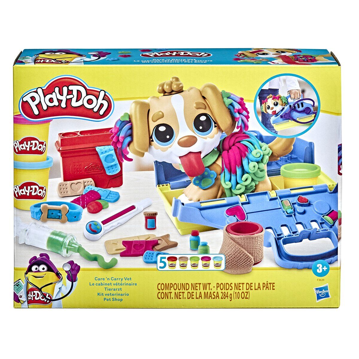 F3639 Play-Doh Veteriner Seti +3 Yaş