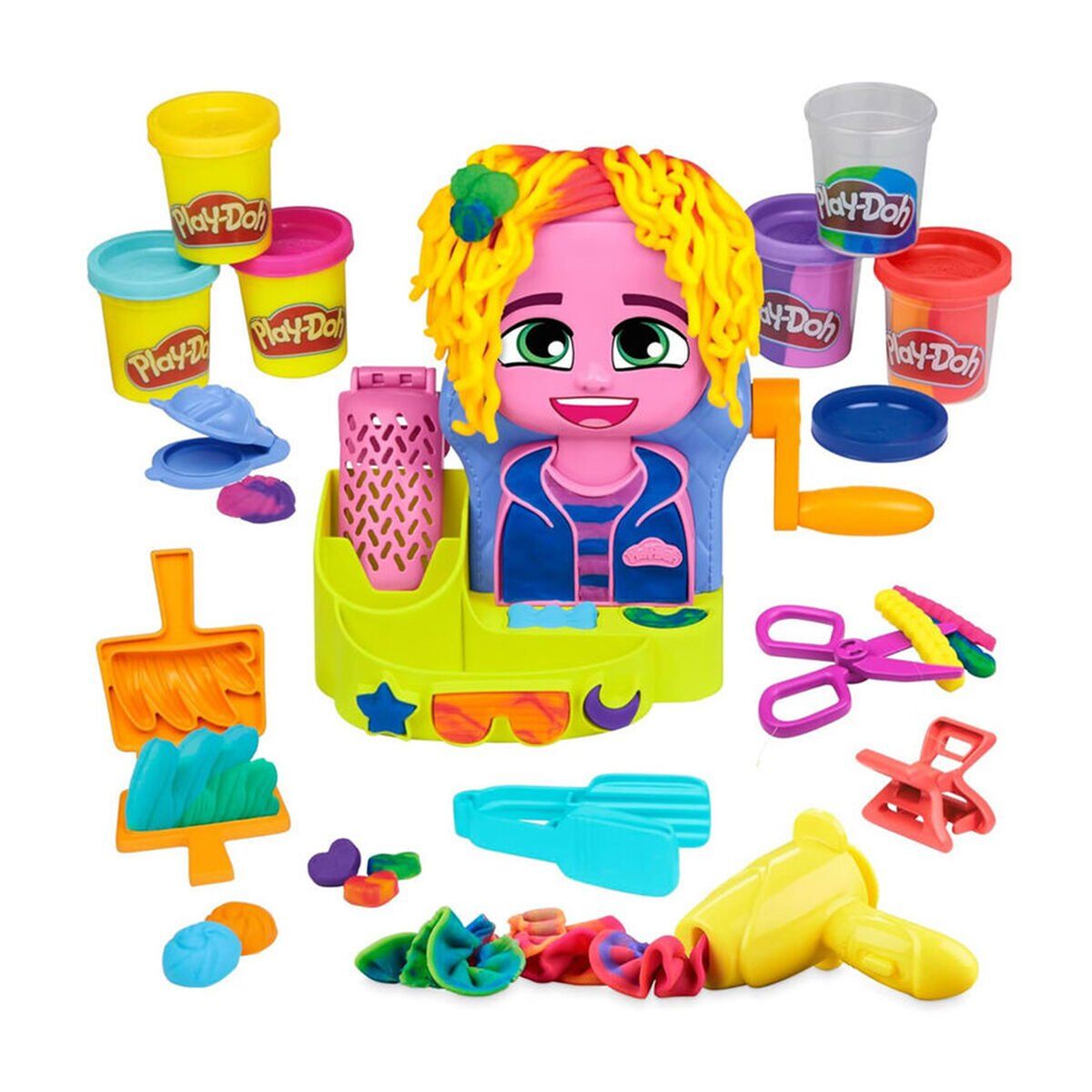 F8807 Play-Doh Renkli Kuaför Salonu+3 Yaş