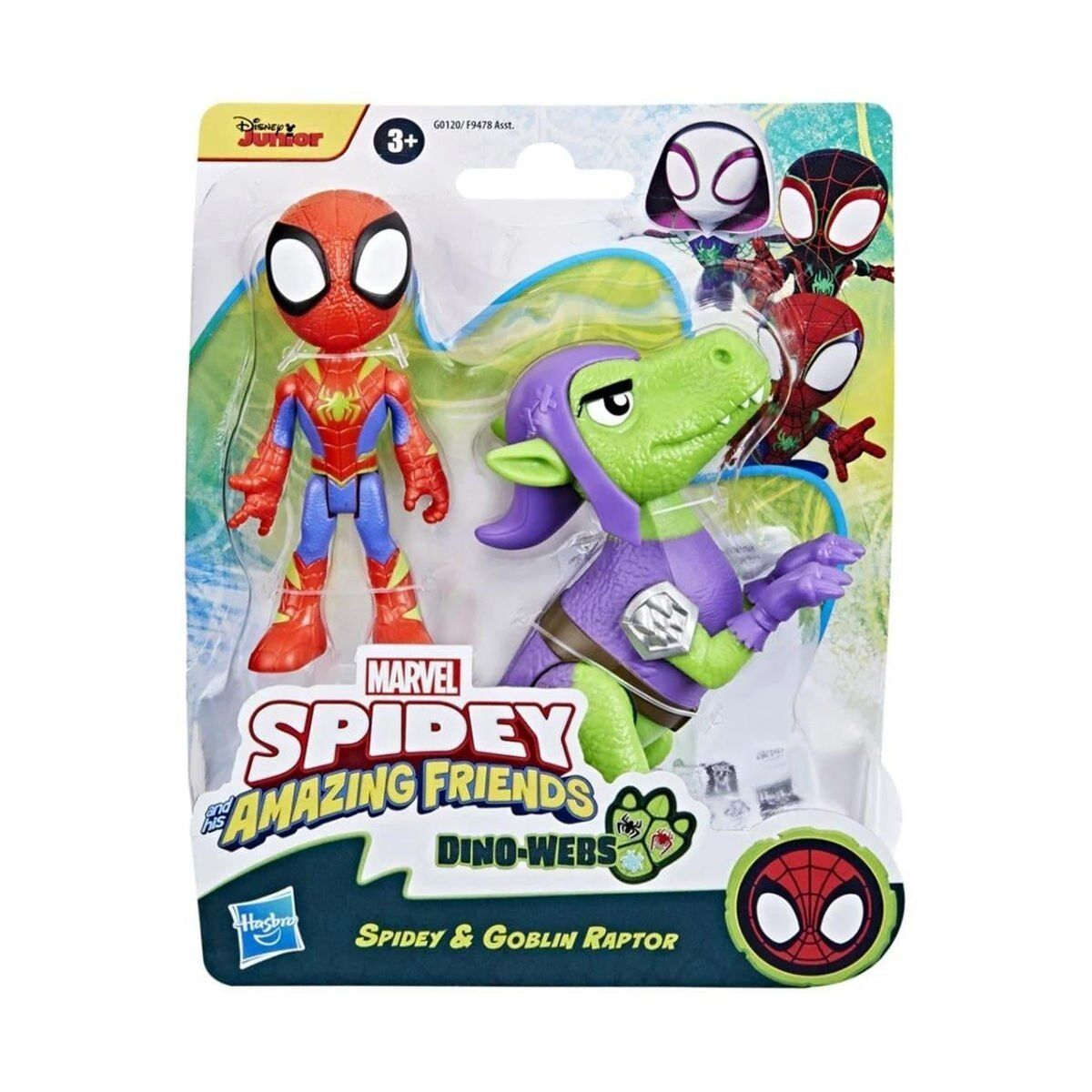 F9478 Spidey Ve İNanılmaz Arkadaşları - Dino Webs Figür