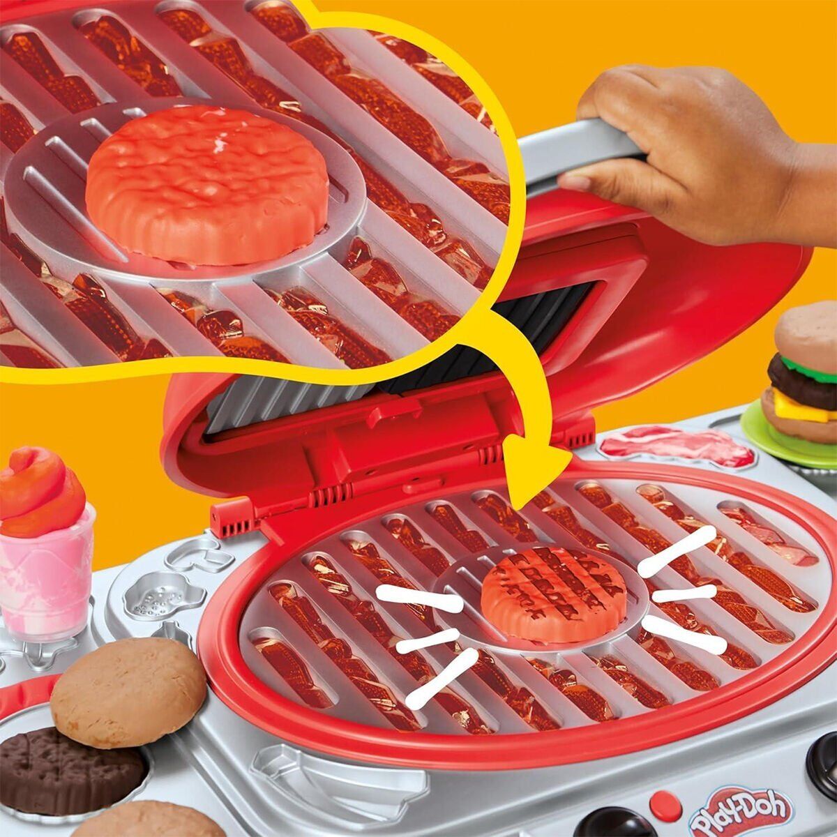 G0500 Play-Doh Cızırtılı Izgara Oyun Seti +3 Yaş