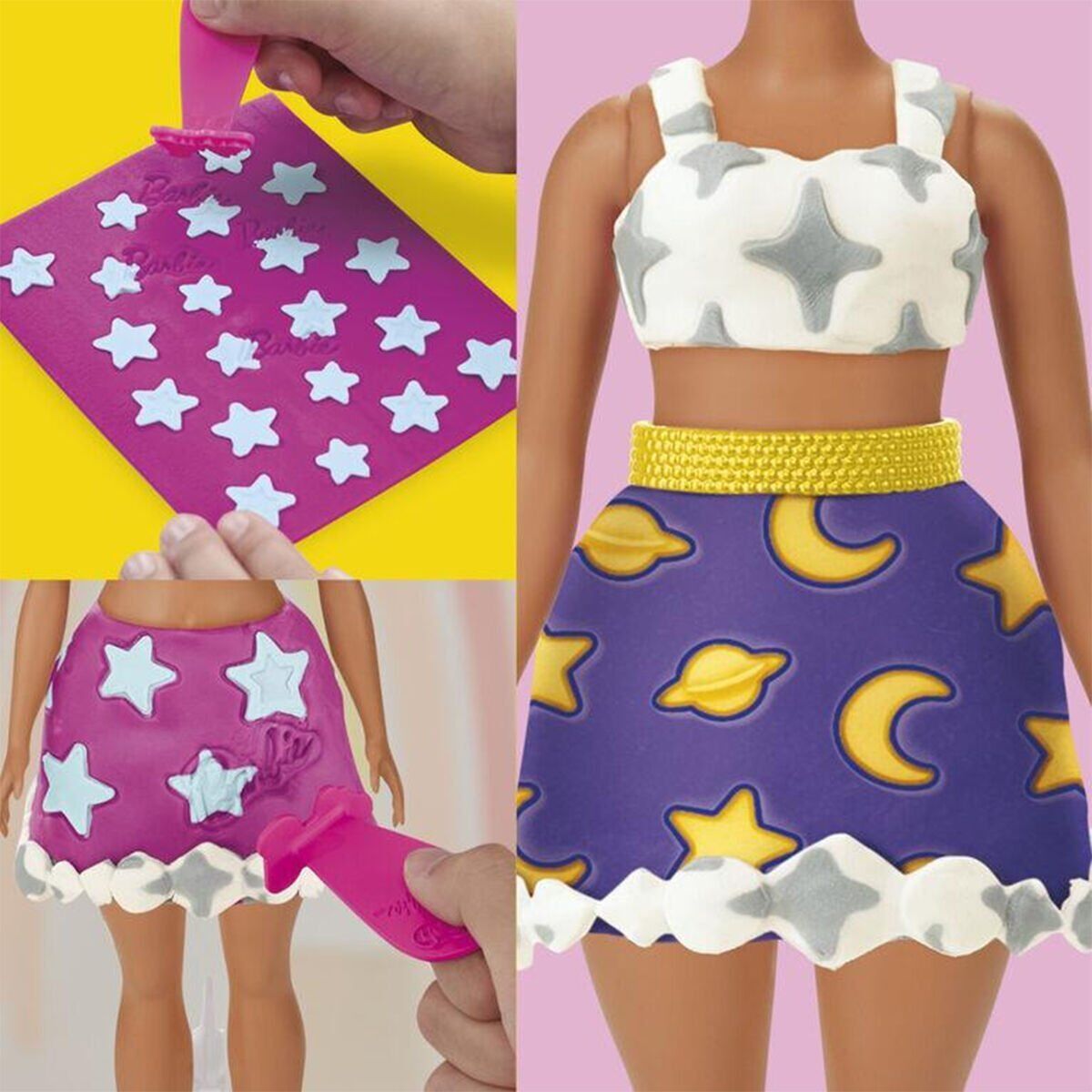 G1355 Play-Doh Barbie Designer Desen Paketi Hamur Oyun Seti +3 Yaş