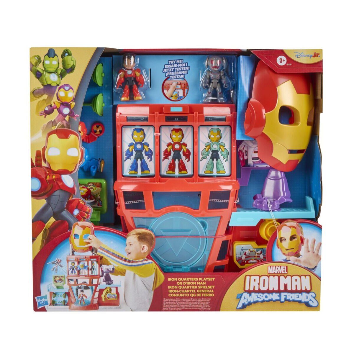 G1259 Iron Man And His Awesome Friends Iron Quarters Oyun Seti