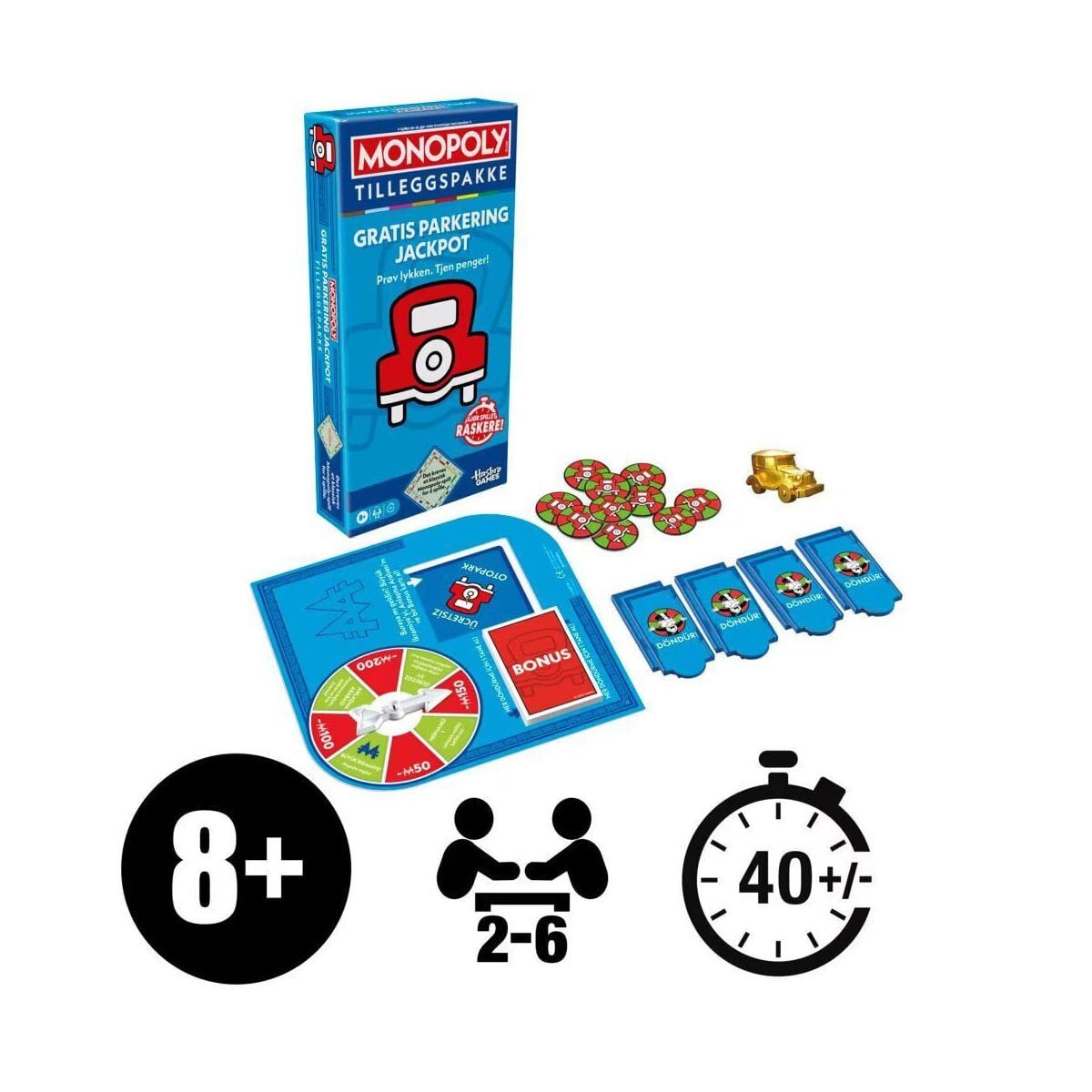 G0718 Monopoly Ücretsiz Otopark İKramiyesi - Genişletme Paketi