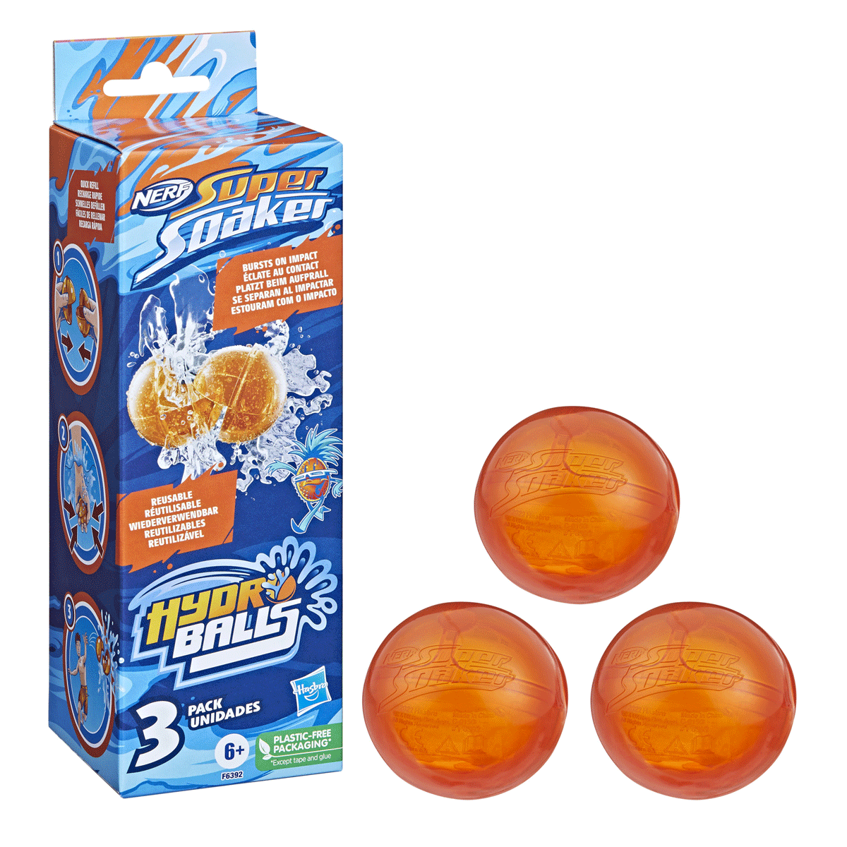 F6392 Nerf Super Soaker Hydro Balls 3Lü +6 Yaş