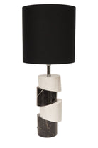 Haus 34-Crimp Mix Mermer Abajur-Abajur-1-Milagron.com