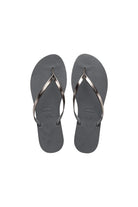 Havaianas-You Metallic Grey Steel-Sandalet & Terlik-2-Milagron.com