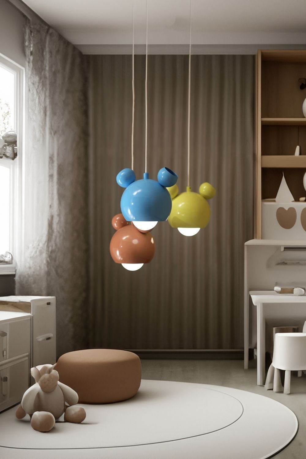 Heirloom-Mickey Renkli Sarkıt Lamba-Avize-4-Milagron.com