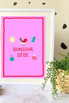 Hello Melody-Bonjour Bebe Baskı-Tablo-2-Milagron.com