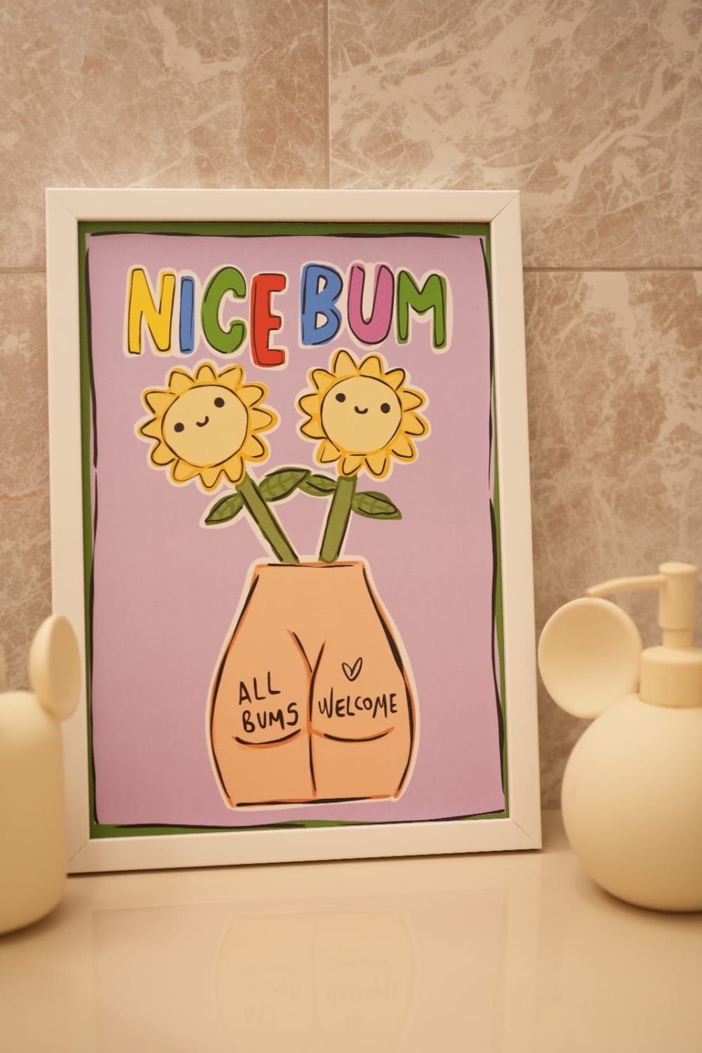 Hello Melody-Nice Bum Baskı-Tablo-1-Milagron.com