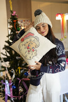 Hello Melody-Santa Yastık Kılıfı-Yastık-2-Milagron.com