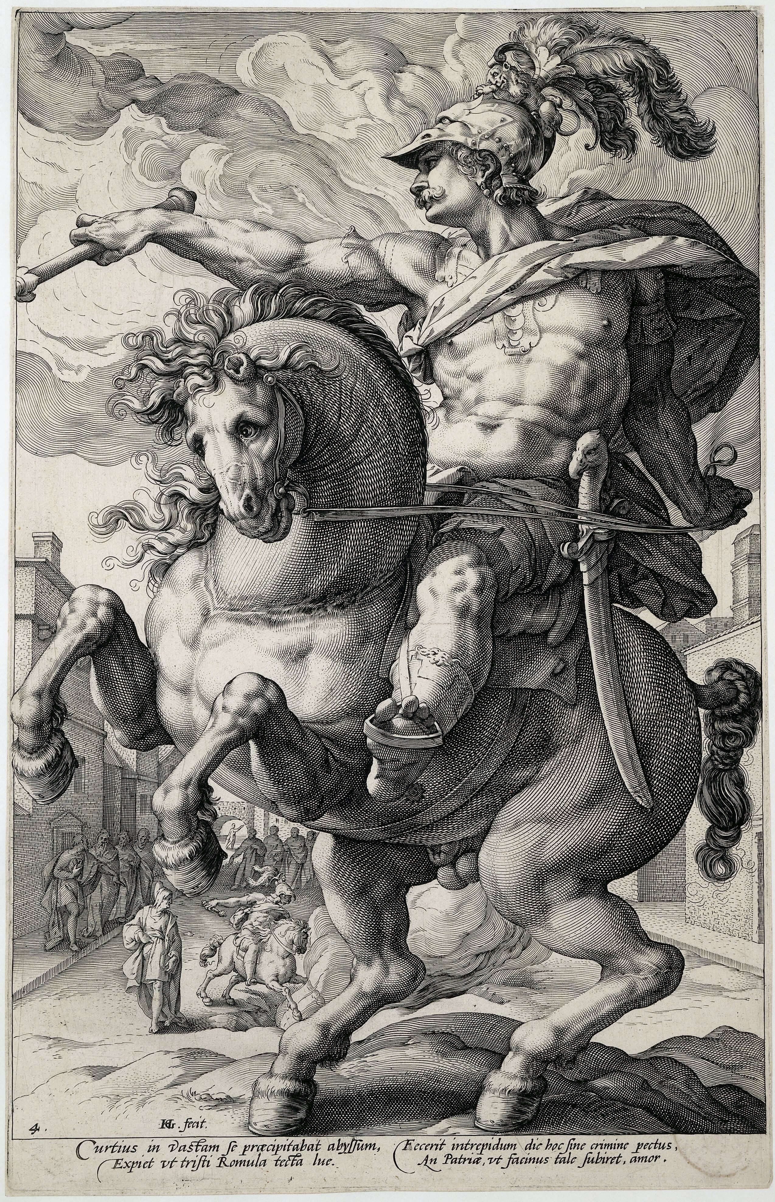 Hendrick Goltzius - Marcus Curtius