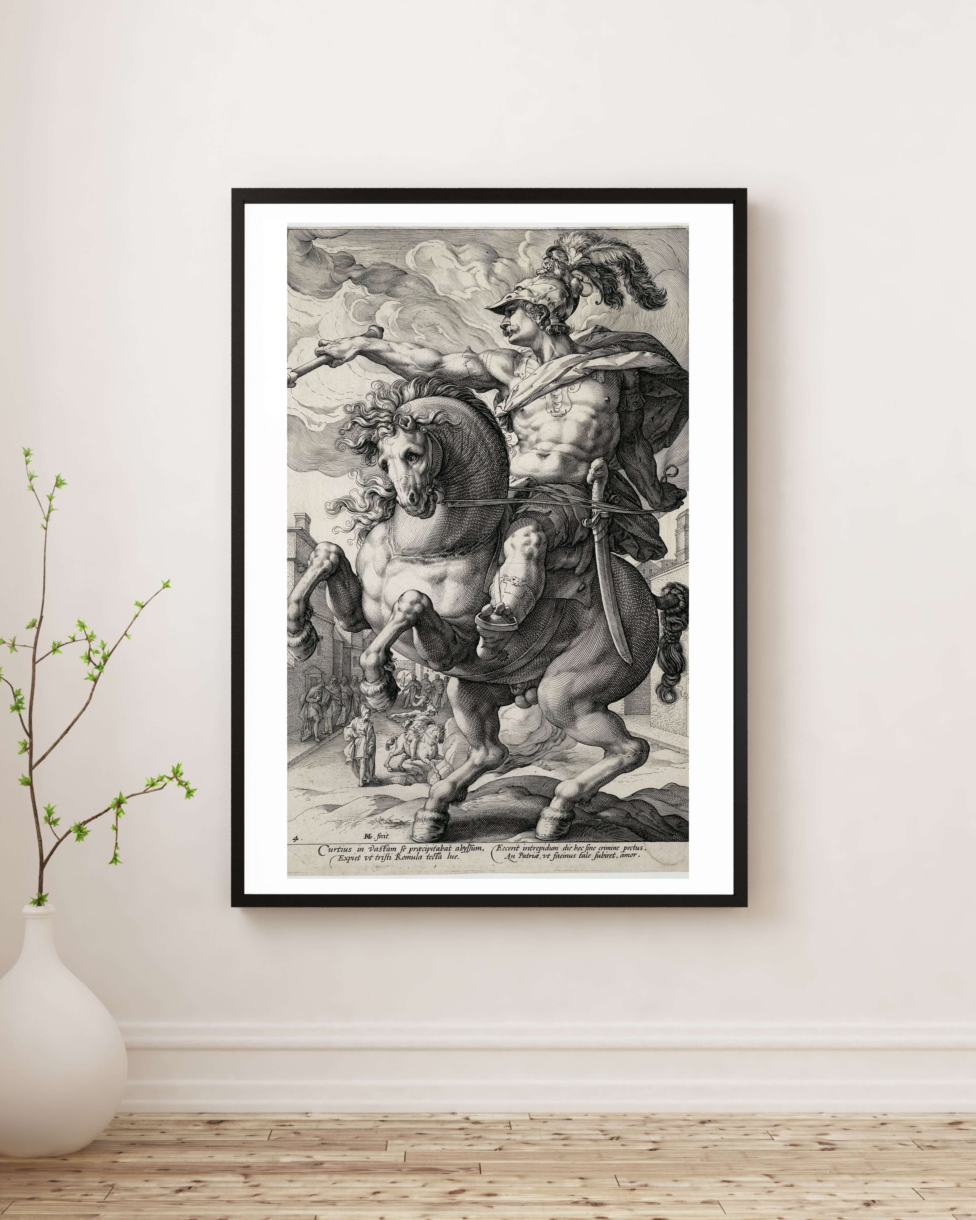 Hendrick Goltzius - Marcus Curtius