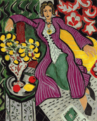 Henri Matisse - Mor Paltolu Kadın