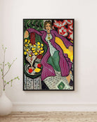 Henri Matisse - Mor Paltolu Kadın