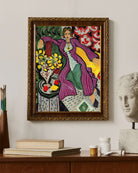 Henri Matisse - Mor Paltolu Kadın