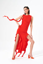 Herfetch-Kendall Dress- Red-Elbise-2-Milagron.com