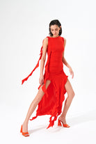 Herfetch-Kendall Dress- Red-Elbise-3-Milagron.com