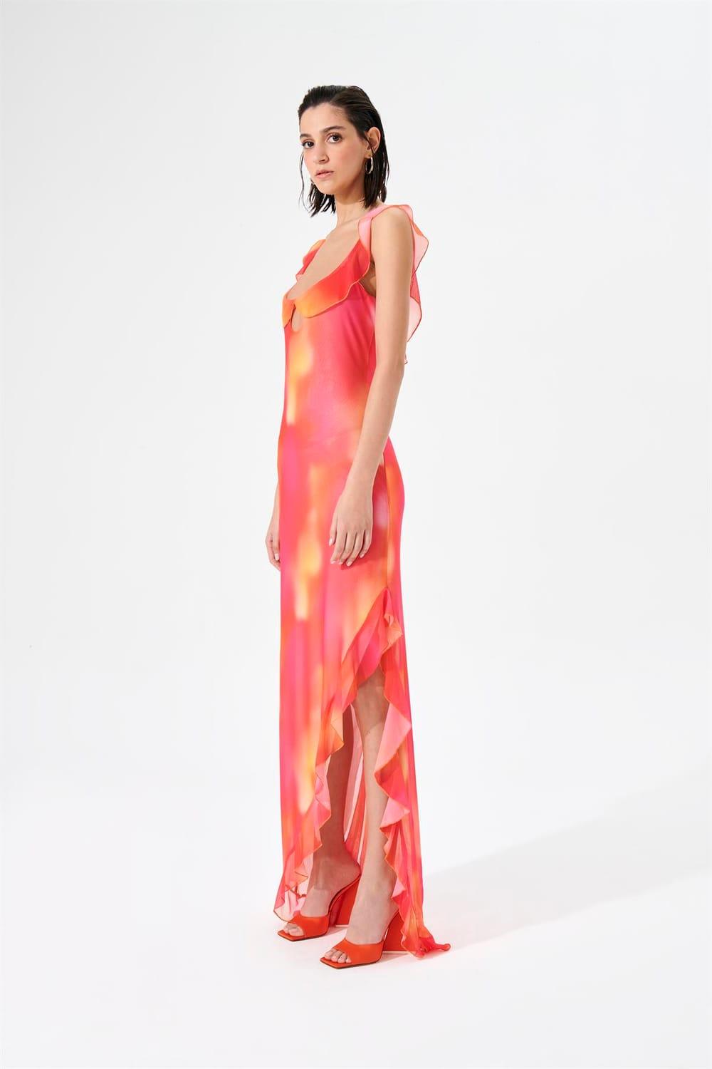 Herfetch-Orange Blossom Dress-Elbise-5-Milagron.com