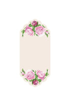 Peony Table Card - Pack Of 12 - 0