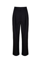 Hip + Happen-Lenny Yünlü Yüksek Bel Pantolon-Kumaş Pantolon-1-Milagron.com