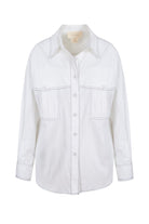 Hip + Happen-Libby Beyaz Uzun Kollu Gömlek-Gömlek-1-Milagron.com