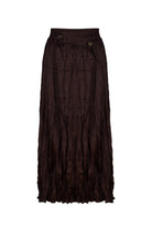 Hip + Happen-Lilly Midi Kahverengi Etek-Etek-1-Milagron.com