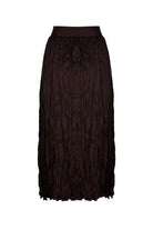 Hip + Happen-Lilly Midi Kahverengi Etek-Etek-2-Milagron.com